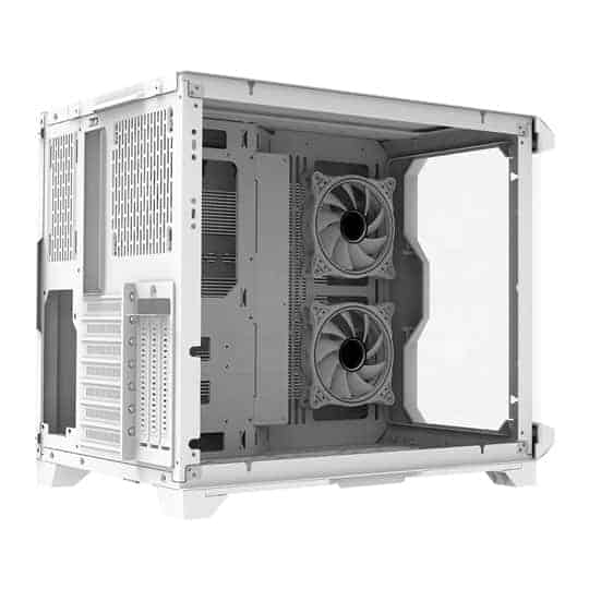 (image for) CiT Pro Android X White Windowed Gaming Cube Case